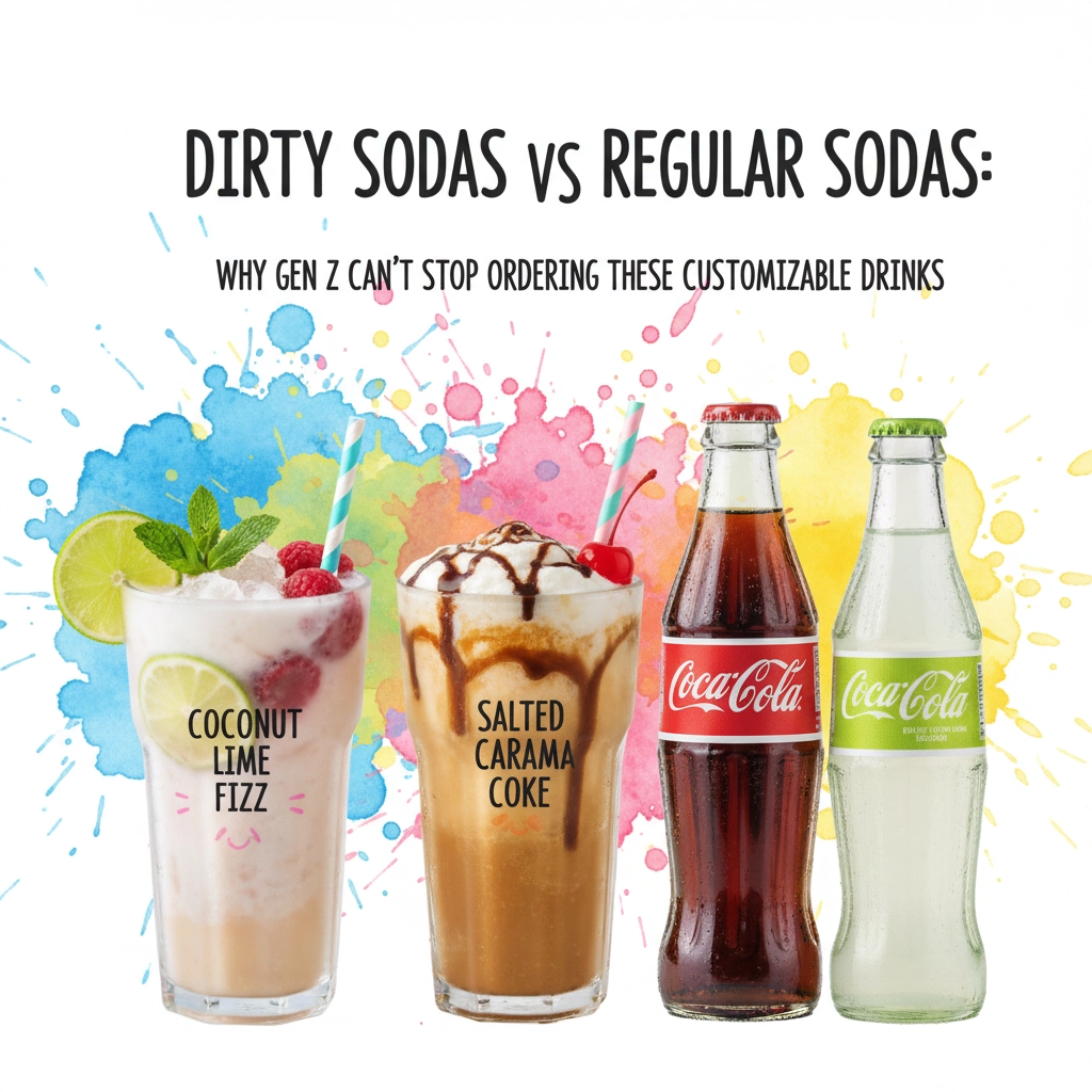 Dirty Sodas Vs Regular Sodas: Why Gen Z Can’t Stop Ordering These Customizable Drinks