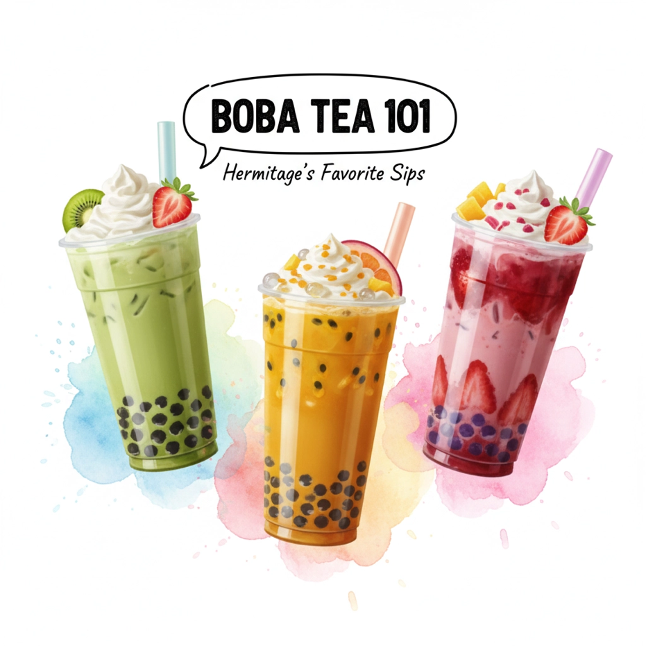 Boba Tea 101: Everything You Need To Know About Hermitage’s Favorite Sips